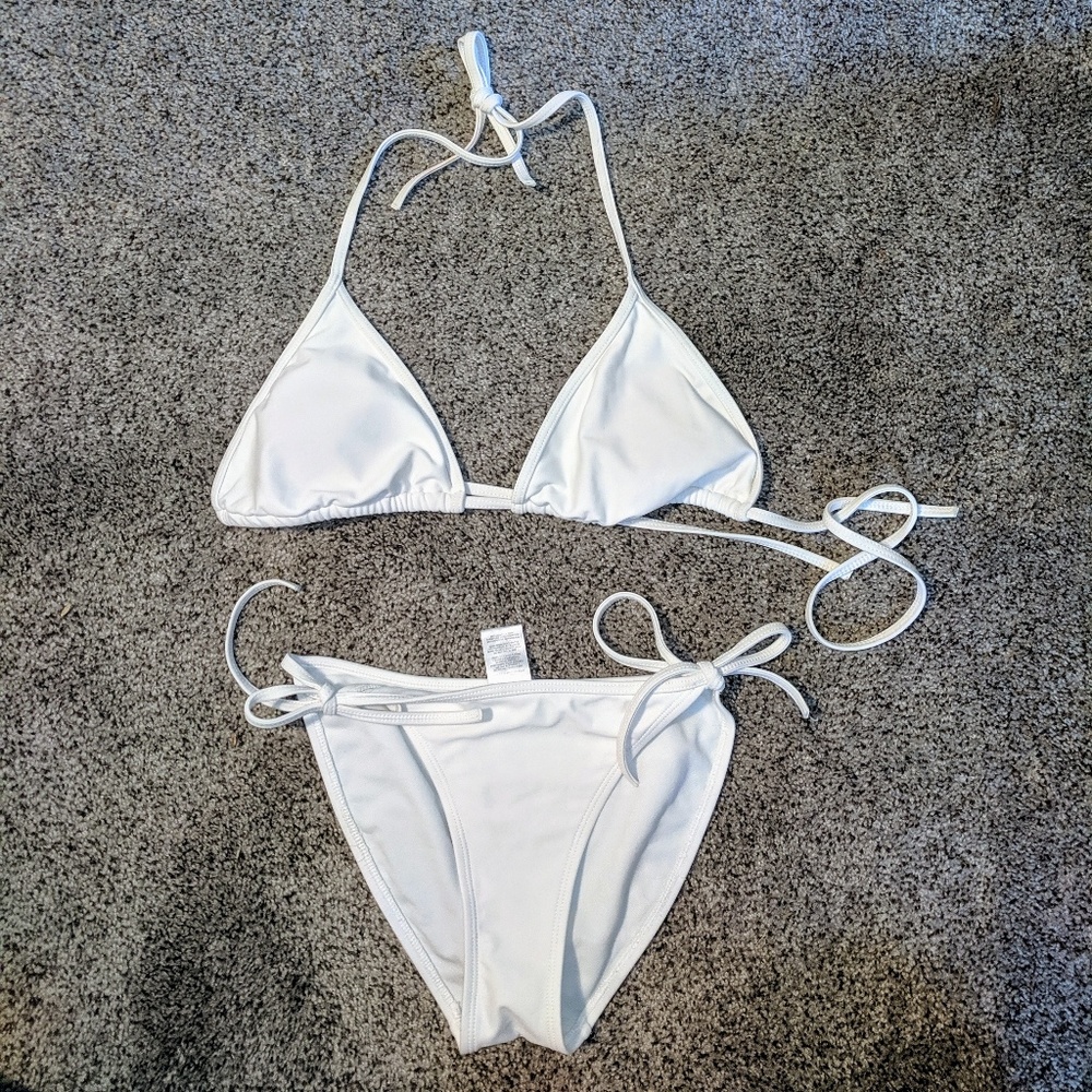 White bikini